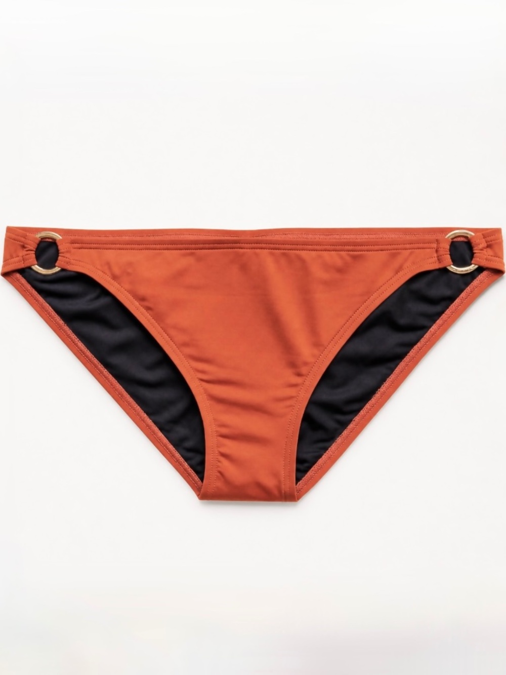 Banana Republic Hip Ring Swim Bikini Bottom Orange